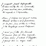 Page manuscrite de Jules Mousseron